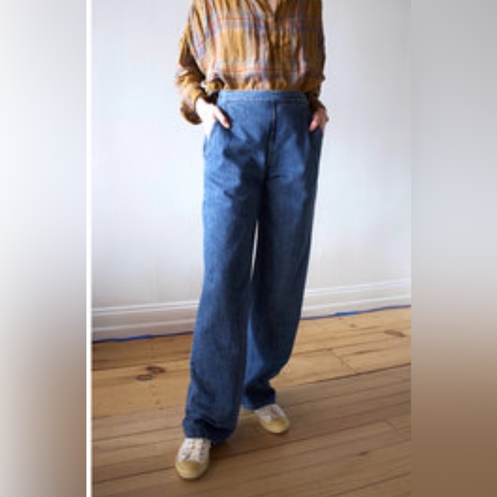 Rachel Comey Vento Pant (washed indigo, size 6)